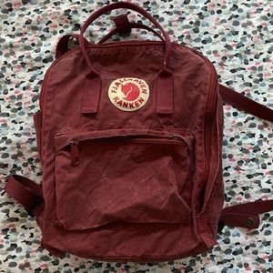 Fjallraven Kanken Red Backpack